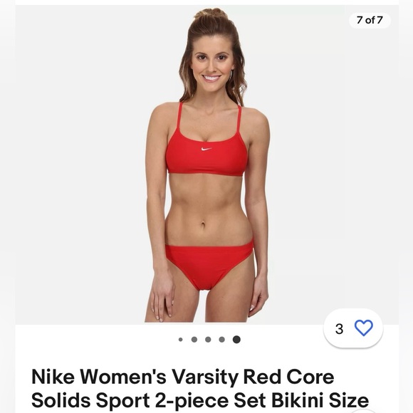 Brand new Nike two-piece bathing suit size 12 - Picture 4 of 5